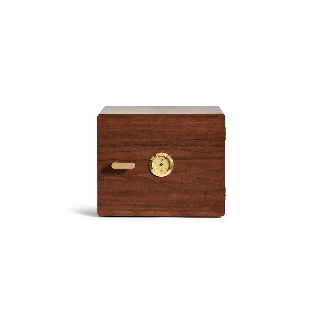 GZJSLOVE Anti-Tarnish Walnut Jewelry Box - product on white background