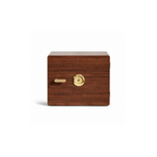 GZJSLOVE Anti-Tarnish Walnut Jewelry Box - product on white background