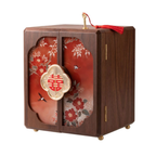 GZJSLOVE Double Happiness Wedding Jewelry Cabinet - product on white background