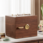 GZJSLOVE Anti-Tarnish Walnut Jewelry Box - product view 2