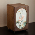 GZJSLOVE Embroidered Five-Drawer Walnut Jewelry Cabinet - detail view 2
