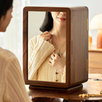 GZJSLOVE Rotating Five-Drawer Jewelry Cabinet with Mirror - detail view 2