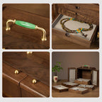 GZJSLOVE Butterfly Inlay Walnut Jewelry Cabinet - product view 4
