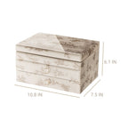 GZJSLOVE Deer-Print Glass-Lid Jewelry Box - detail view 4