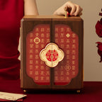 GZJSLOVE Double Happiness Wedding Jewelry Cabinet - detail view 5