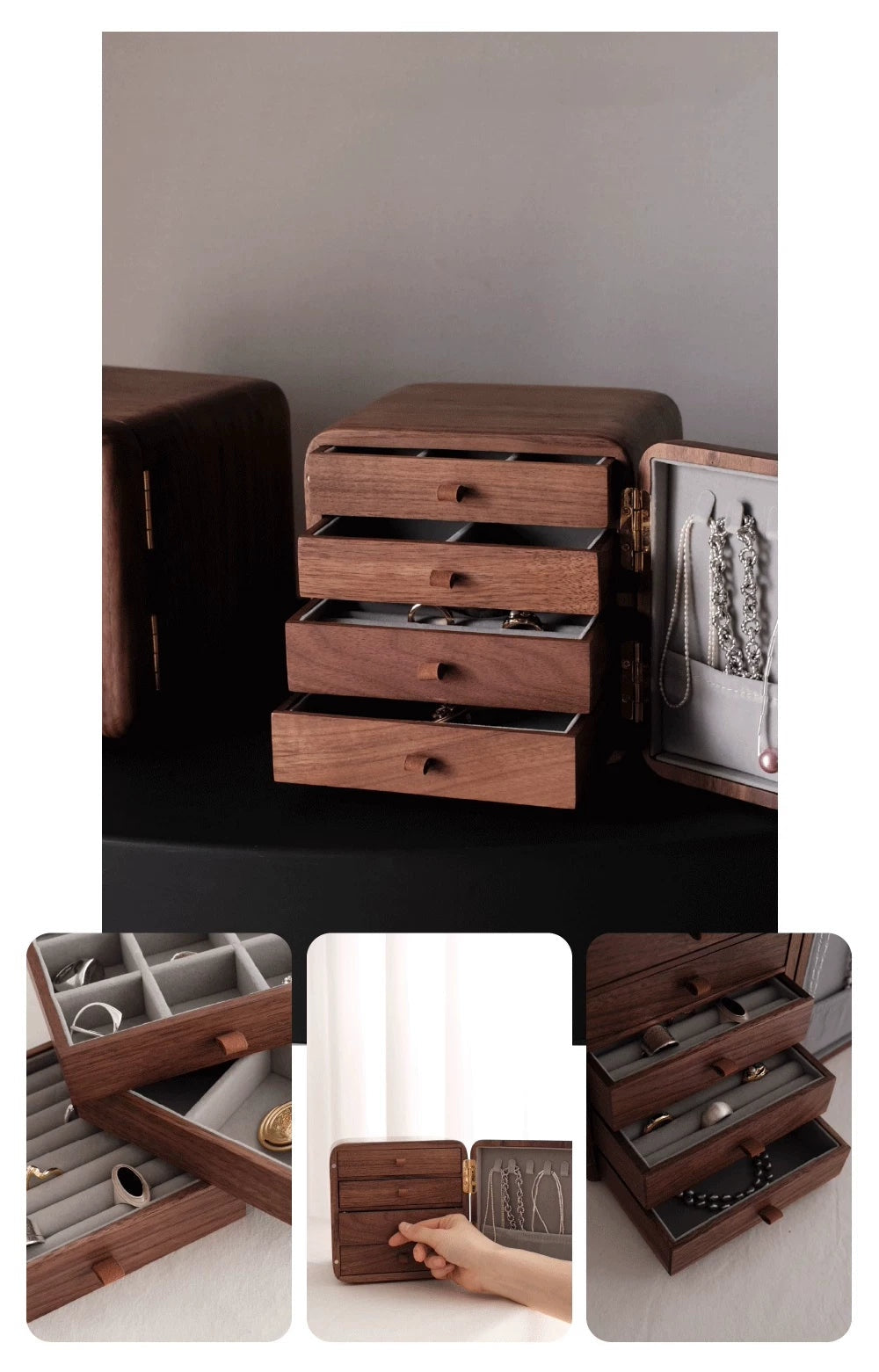 GZJSLOVE French Vintage Jewelry Box Sets - Alternate - product view 9
