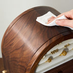 GZJSLOVE Rotating Five-Drawer Walnut Jewelry Cabinet - detail view 9