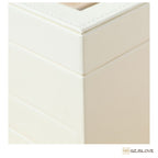 GZJSLOVE Four-Tier Three-Drawer PU Leather Jewelry Box - detail view 10