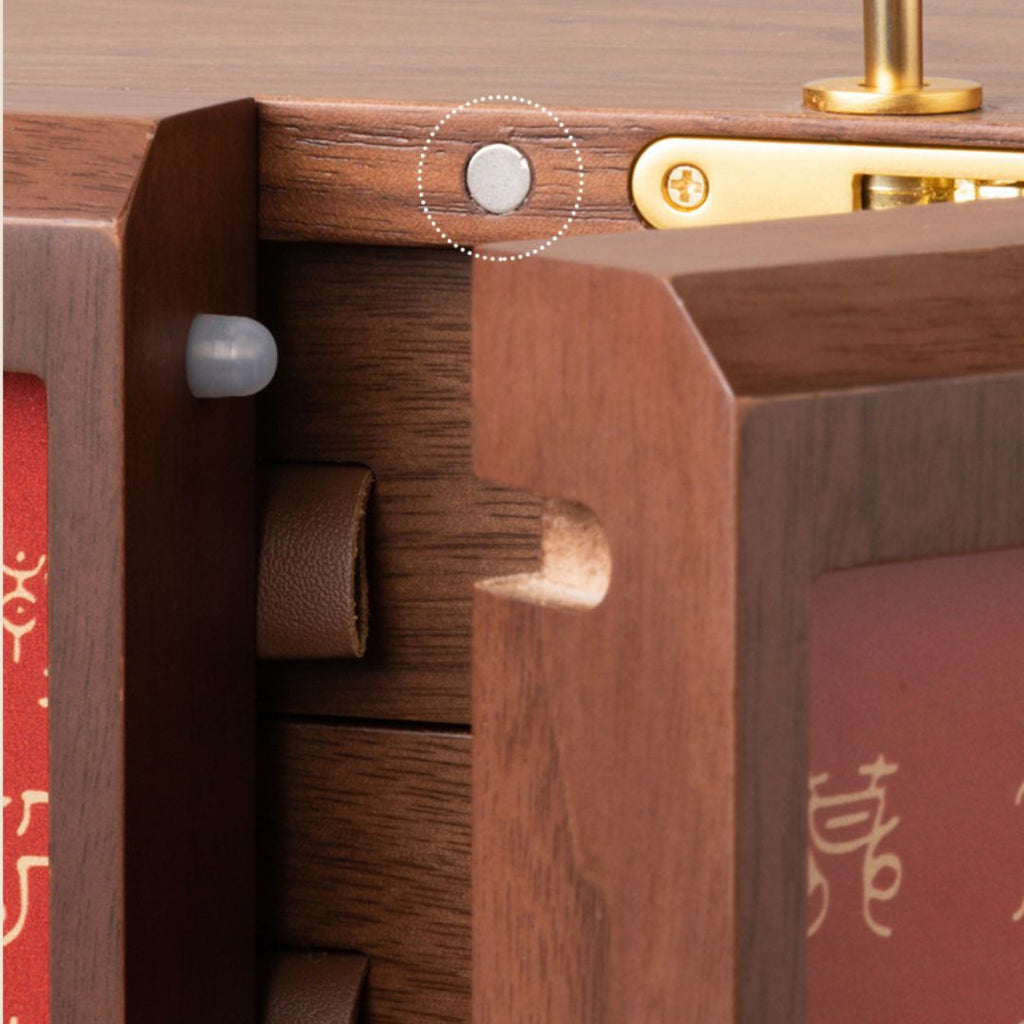 GZJSLOVE Double Happiness Wedding Jewelry Cabinet - detail view 11