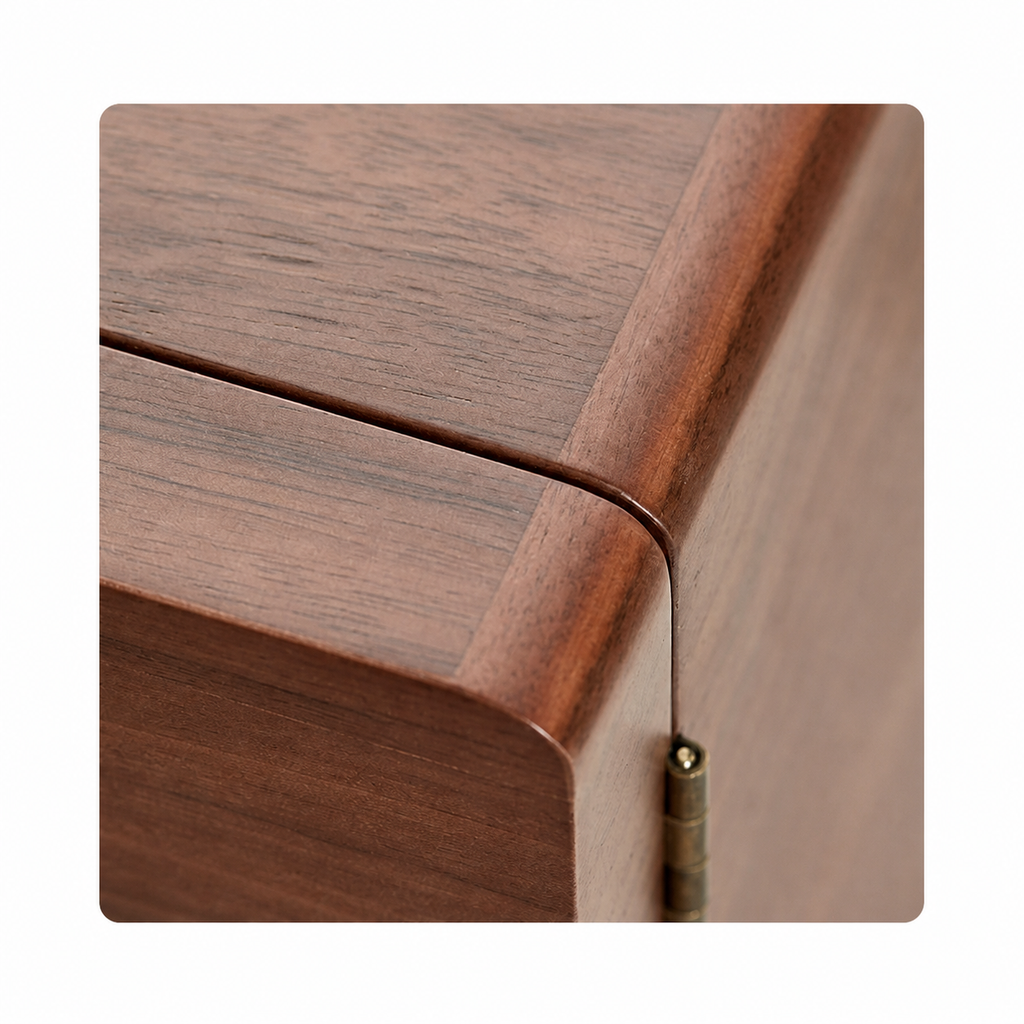 GZJSLOVE Anti-Tarnish Walnut Jewelry Box - product view 13