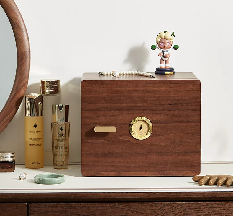 GZJSLOVE Anti-Tarnish Walnut Jewelry Box - product view 18
