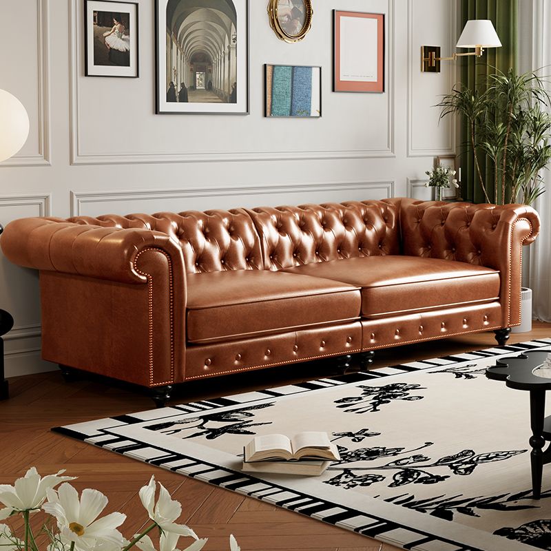 Drawing Room Standard Sofa/Loveseat in Midnight Black/Sage/Espresso with Armrest