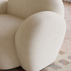 Contemporary Modern Solid Color Scratch-durable Sofa/Loveseat in Midnight Black/Gray/Rose, Seats 3/2-seater
