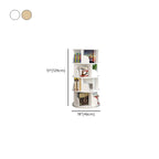 Barrister Bookcase with 6-Shelf/7 Shelves/5-Shelf, Lumber Frame, Vertical or Horizontal, Closed Back