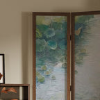 Green Room Screen for Indoor Use with Opaque Light Filtration, Collapsible Design, 2/3 Panels, Gauze Material, and Freestanding Feature