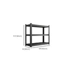 Ink Minimalist Warehouse Storage Rack with Shelves, Steel Frame, and Detached Installation