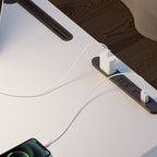 Laptop Cart with Pop Up Foldable Design, Lifting Airlift, 3 Outlets