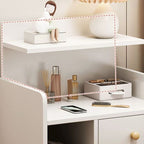 Simplistic Drawer Storage Nightstand with 1 Drawer, 2/3 Shelves, and Particle Board Wood Top