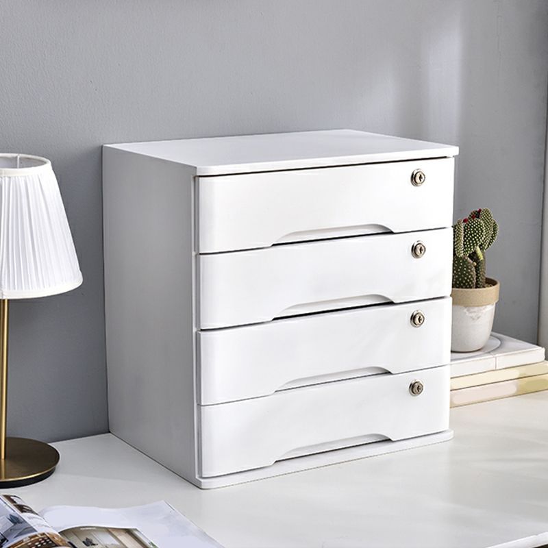 Free Standing Lateral Filing Cabinet/Vertical Filing Cabinet in Natural Wood with 1 Shelf and Key Lock in a Contemporary Style