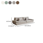Modish Solid Color Stain Resistant Standard Sofa/Loveseat for 3-seater/4-seater/5 Person with 2 Pillows