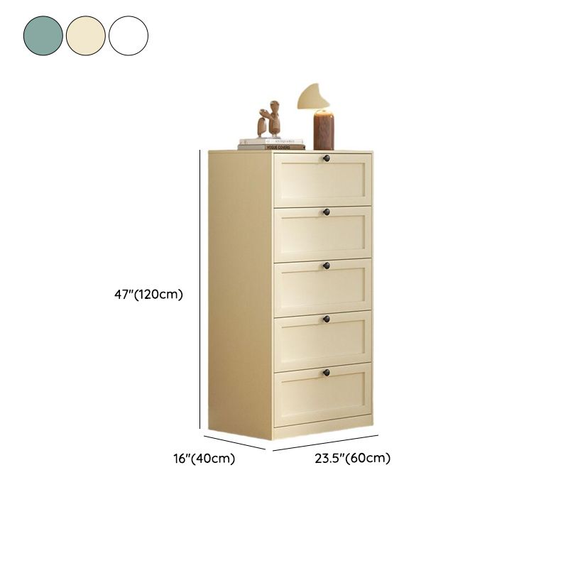 Casual Steel Bachelor Chest/Semainier with 3/4/5 Drawers in Vertical/Horizontal Orientation