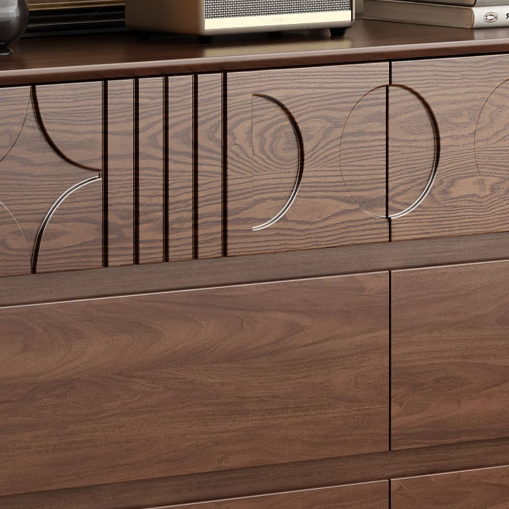 Cocoa Trendy Raw Wood Console Dresser/Semainier in Horizontal/Vertical Orientation
