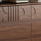 Cocoa Trendy Raw Wood Console Dresser/Semainier in Horizontal/Vertical Orientation