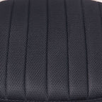 Minimalist Work Stool Moves Up and Down with Mid-Back, Swivel Rollers, and Moveable Design