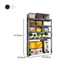 Simplistic Fire-retardant Steel Warehouse Storage Rack with Alterable Shelf, Standing Installation