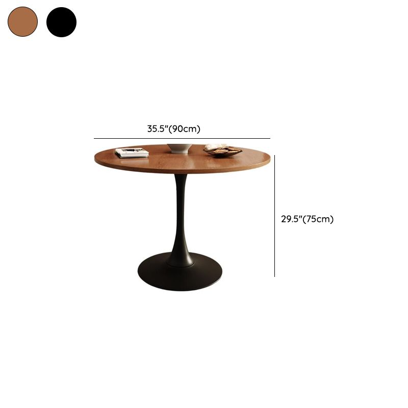 Laminate Dining Table with Pedestal Base, No Extra Durability, Available as 2-seater/4-seater