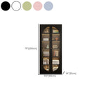 Steel Vertical Organizer Shelf with 2 Cabinets/1 Cabinet, 6-Shelf, and Closed Back