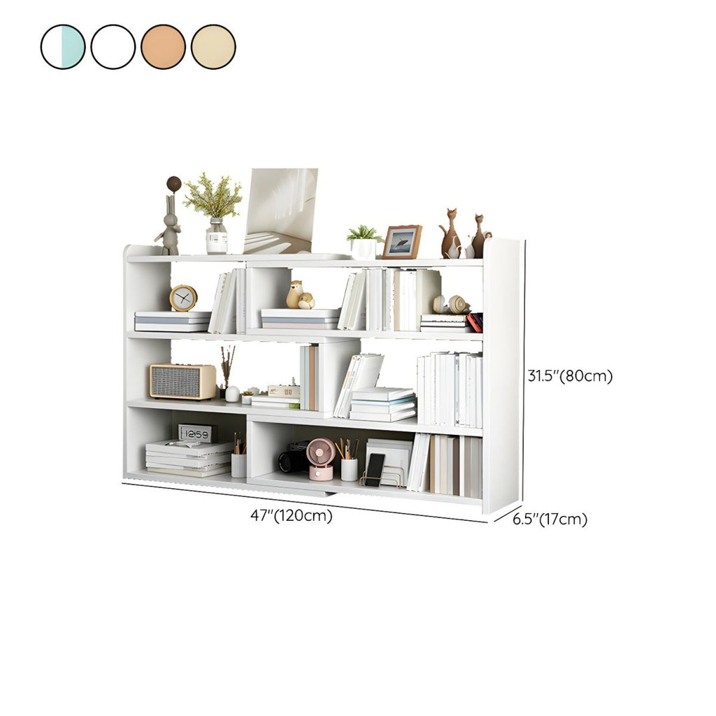 Modern Versatile Wood Bookcase for Easy Assembly and Space Efficiency