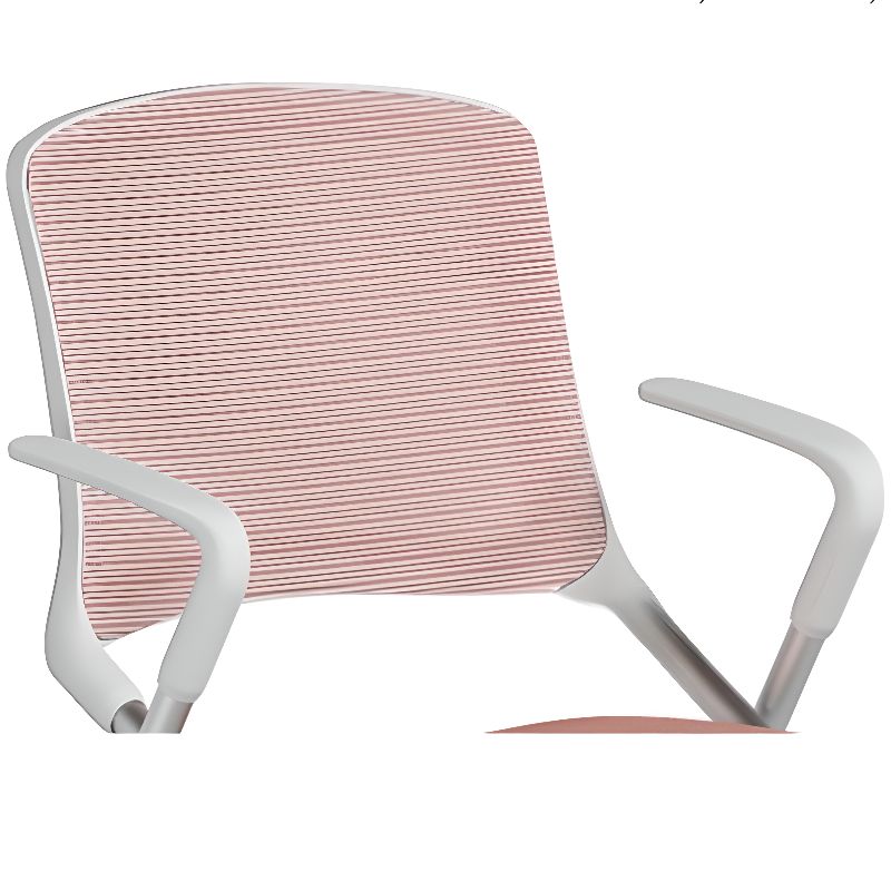 Casual Training Chair with Support Rail Arms, Pop Up Foldable Metal Frame for Tile Flooring with Glide