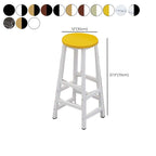Black/Green/Yellow Reclaimed Wood Bar Table/Bar Height Dining Set with Trestle Base and Footrest in a Modern Style
