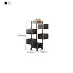 Square/Round Portable Center with Alloy Countertop and Basket, Available in 4/3 Baskets