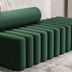 Velvet Contemporary Standard Sofa Armless Sofa for Living Room, Apartment