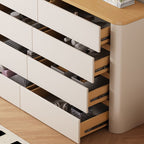 Casual Composite Wood Console Dresser/Bachelor Chest with 8/6/4 Drawers in Horizontal/Vertical Orientation