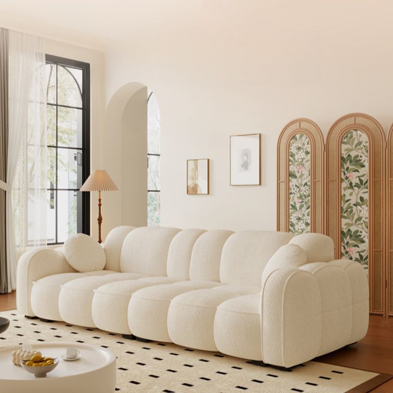 Drawing Room Standard Sofa in Midnight Black/Light Gray/Light Brown with Armrest
