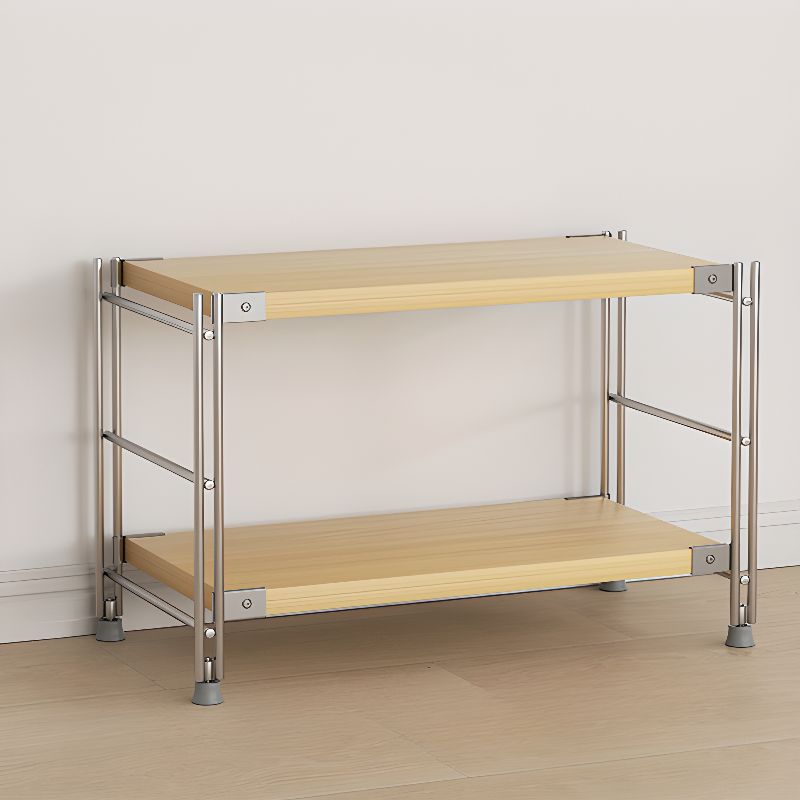 Minimalist Steel Pallet Storage Rack with Flexible Shelves, Free Standing
