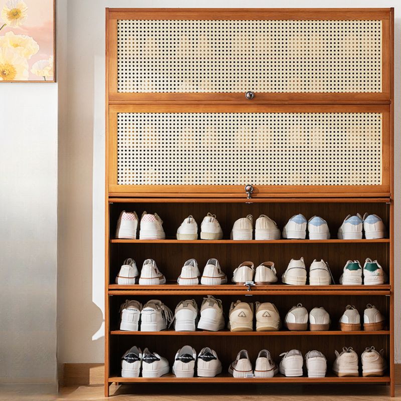 Sepia Bambusa 4-tier Shoe Storage Cabinet