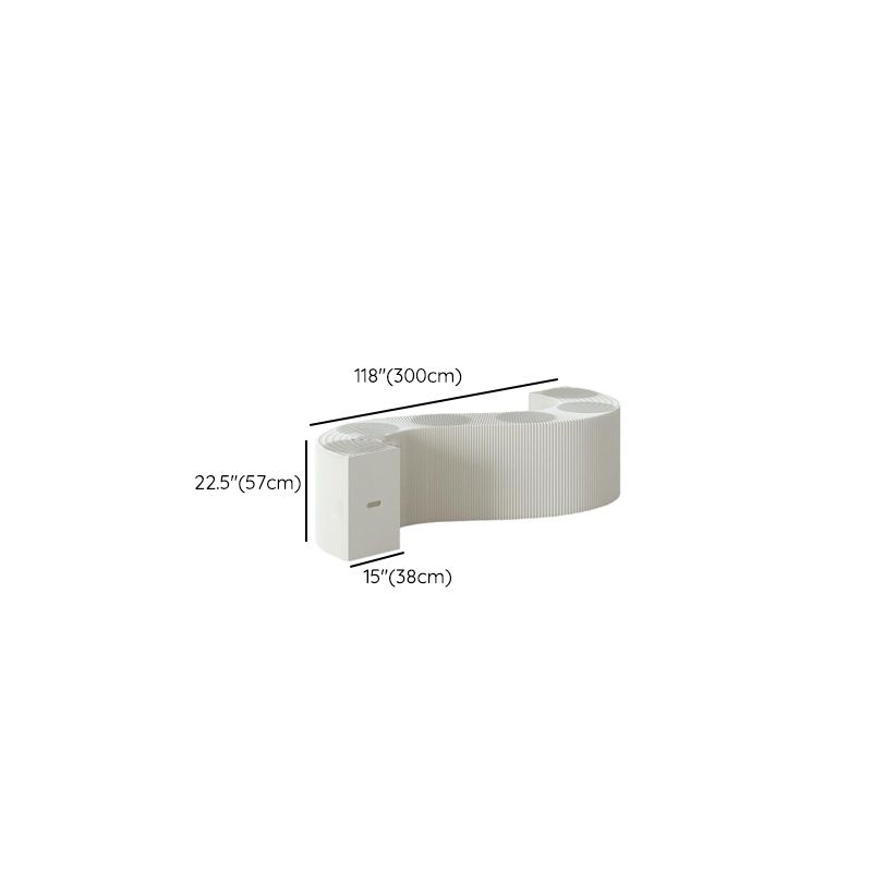 Chalk Collapsible Rectangle Up to 19 in W x 20 to 29 in/30 to 39 in/40 in & above H Unfinished Display Table with Single Pedestal Base