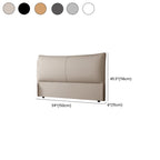 Trendy Panel Headboard in Natural Wood with No Distressing, Rectangle Shape for Queen/Full Bed, Featuring Sponge Upholstery and Standard Height