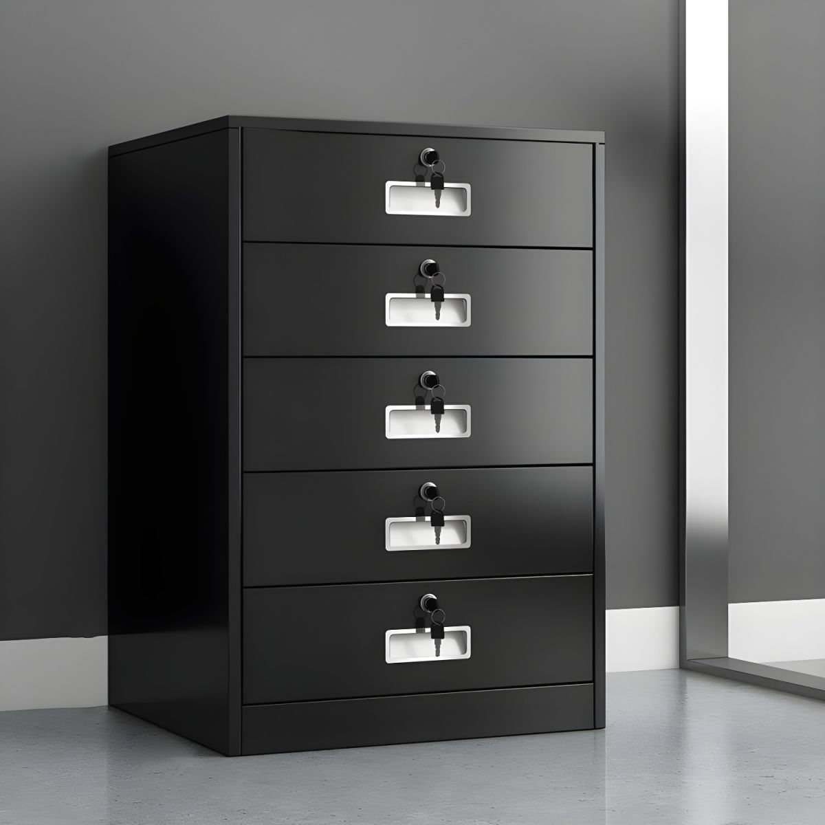 File Cabinet Metal Locking Drawers Plain Vertical File Cabinet