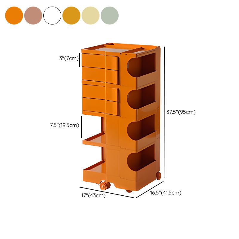 Modern Tool Service Cart with 4 Shelves /5 Tiers/6 Tiers Office