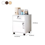 Horizontal Filing Cabinet/Vertical Filing Cabinet in Timber with Soft Close, Key Lock and Roller Wheels in a Casual Style, 2 Shelves/1 Shelf Included/Not Included
