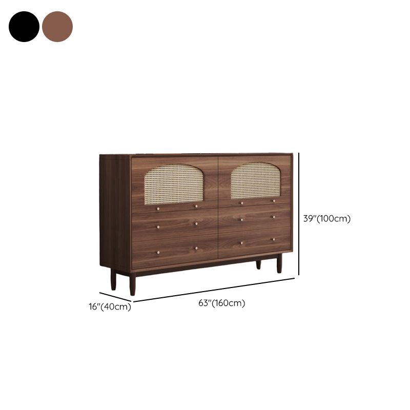Trendy Raw Wood Wardrobe Chest Of Drawers with 4 Drawers, Hutch, 2 Interior Shelves, Horizontal