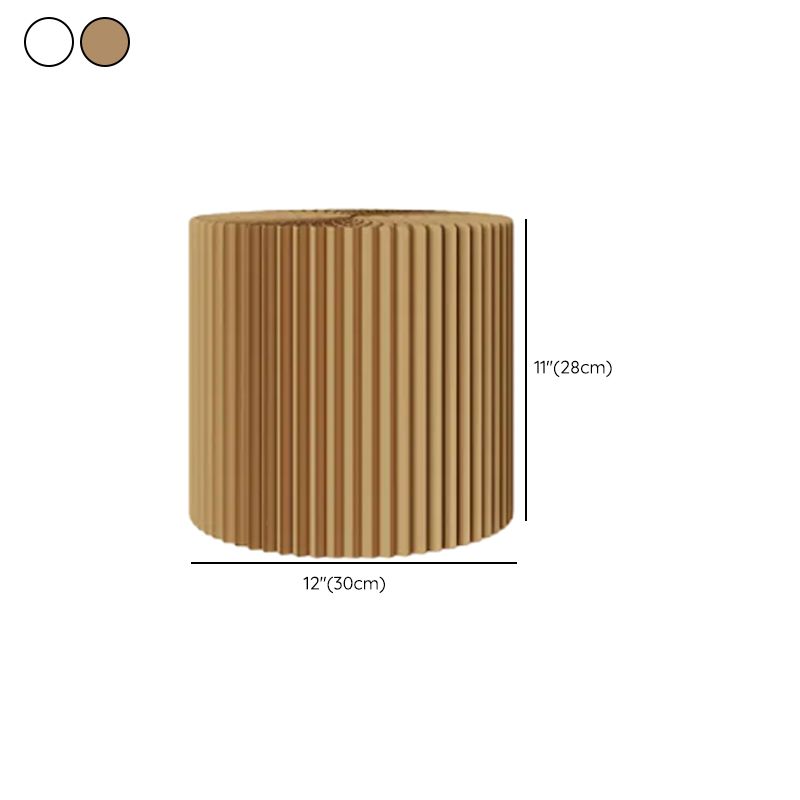 Environmentally Friendly Orbicular Display Table with Stump Base, Up to 19 in Height, Unfinished Finish