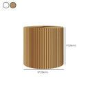 Environmentally Friendly Orbicular Display Table with Stump Base, Up to 19 in Height, Unfinished Finish