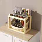 Portable Center with 5/4 Exterior Shelves, Basket, 4/3 Baskets