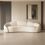 Versatile Olive Green/Ivory/Sand Sofa/Loveseat/Single Sofa with Sloped Arms and Concealed Support